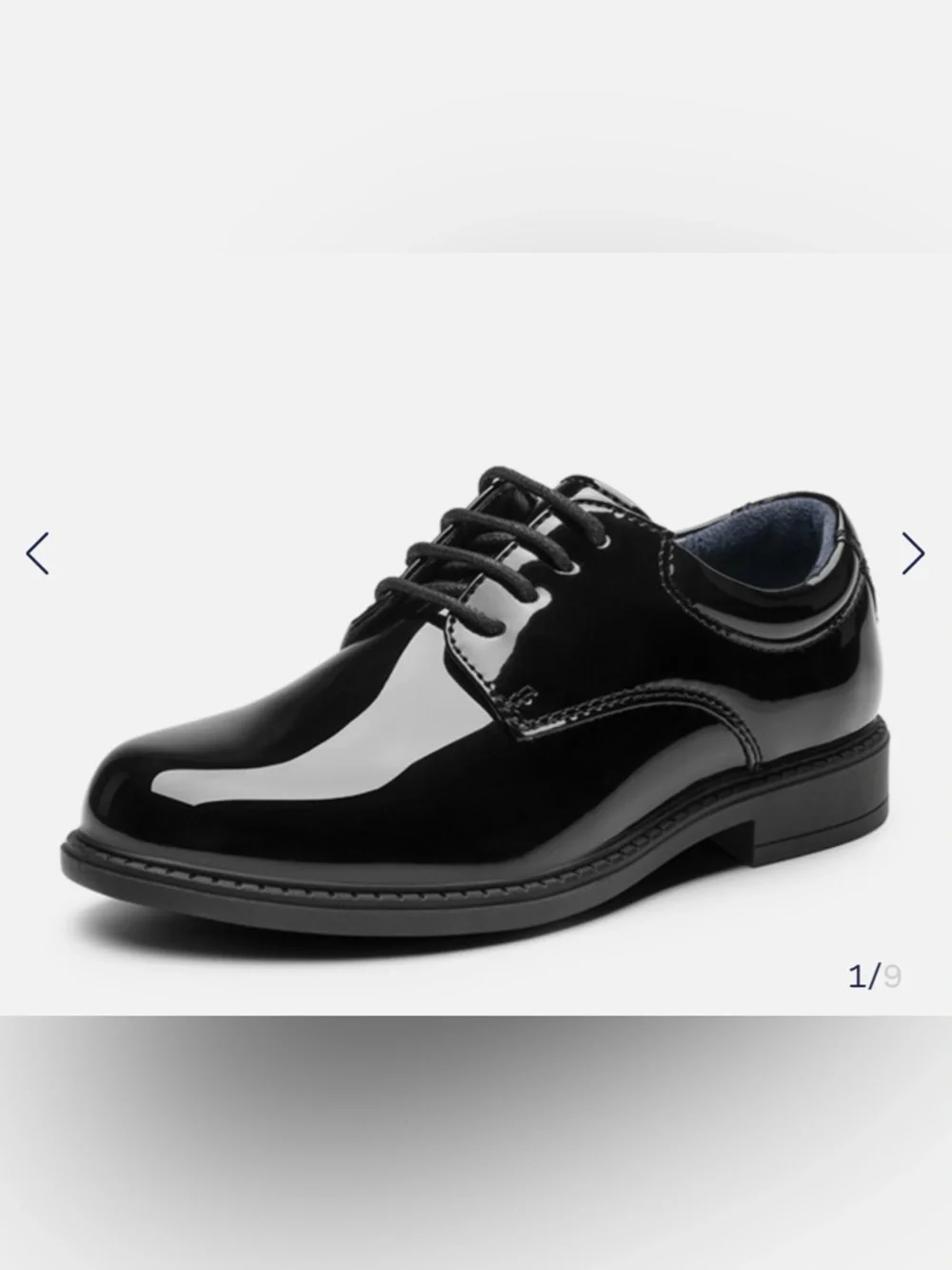 NWOT, Boys‎ Bruno Marc black shoes, size 11